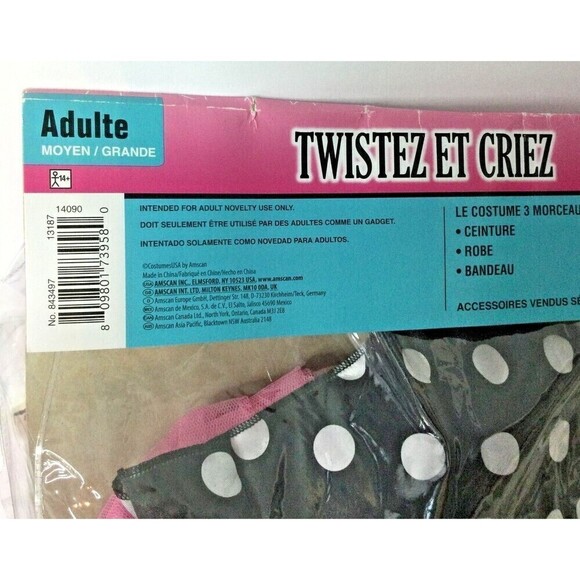 Twist N Shout Adult Retro Womens Halloween Costume Medium Large similar Barbie - Picture 5 of 5